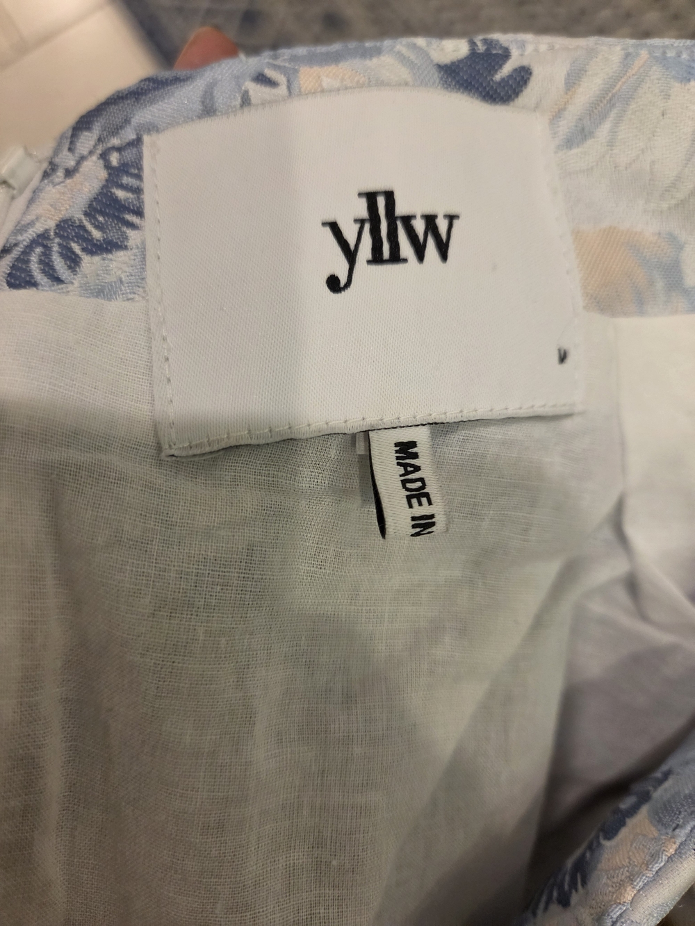 Yllw The Label Floral Two-Piece Set in Light Blue & Pink - Picture 6 of 13